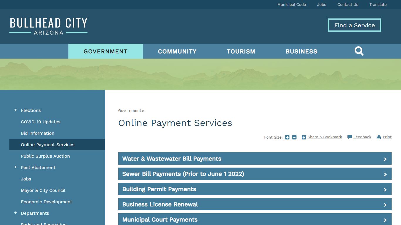 Online Payment Services | Bullhead City, AZ